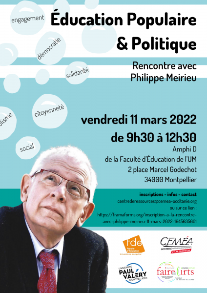 Rencontre avec Philippe Meirieu